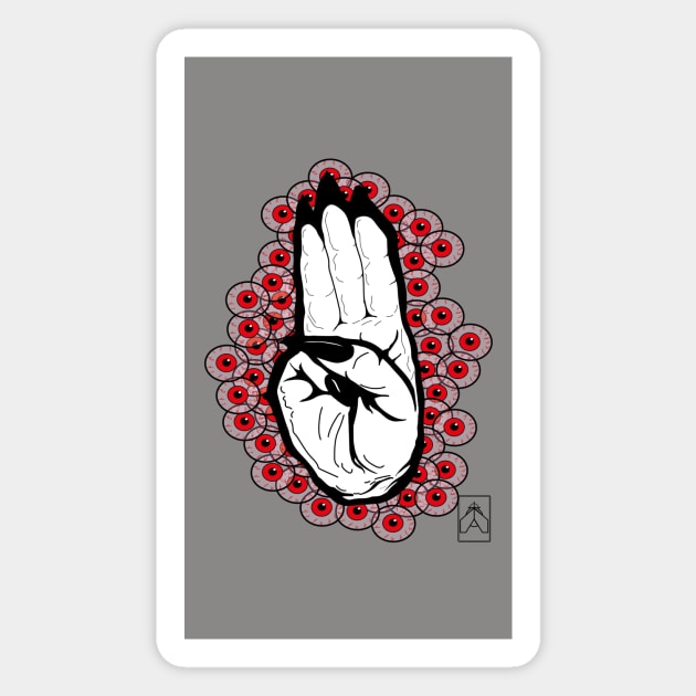 Hand Satan Magnet by MuhaNaIzmene